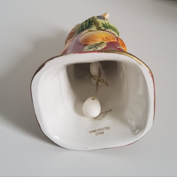 Vintage Fitz and Floyd Ceramic Patridge Bell - Picture 6 of 7